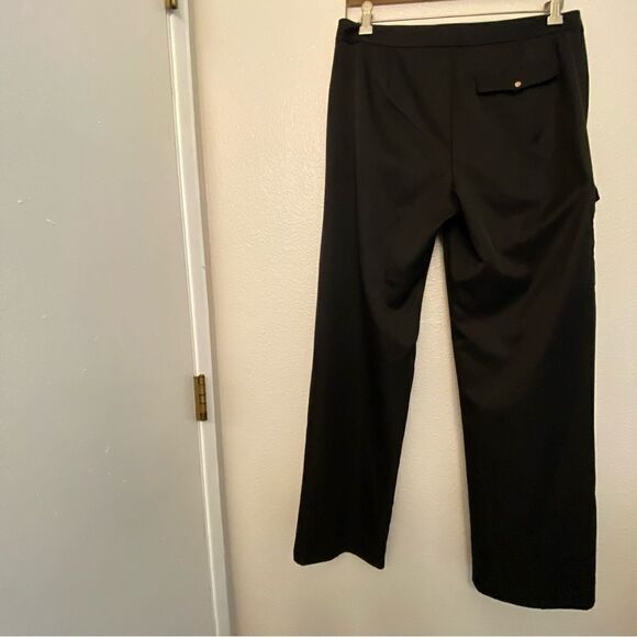 IZOD stretch GOLF CLASSIX Black cargo pants jogger trousers slacks-8 - Picture 2 of 15